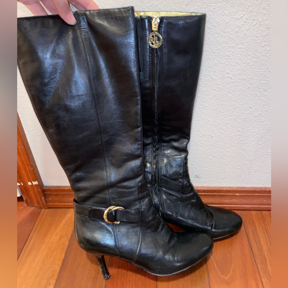 Ralph Lauren Heel Boots